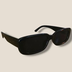 Classic Black Rectangle Women's Sunglasses